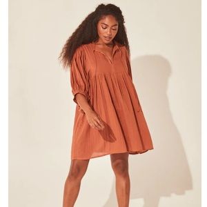 SOLD Kyra mini dress 100% cotton gauze